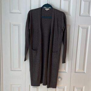 Tea n Rose Charcoal Knit Cardigan